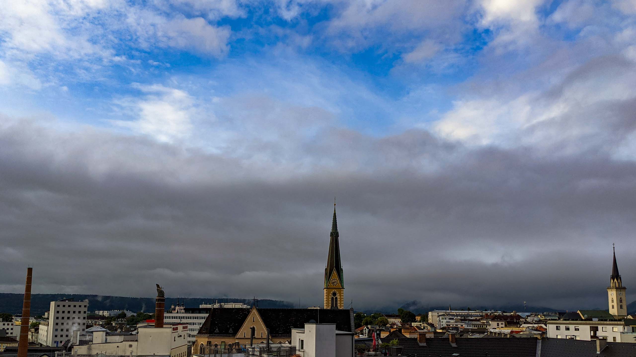 Gibt es heute etwa einen Wetterwechsel?