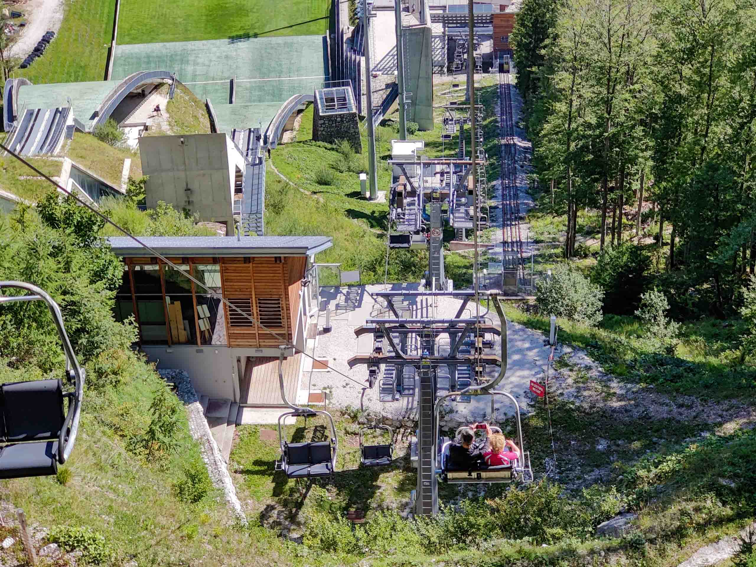 Wir müssen auch nicht runter laufen