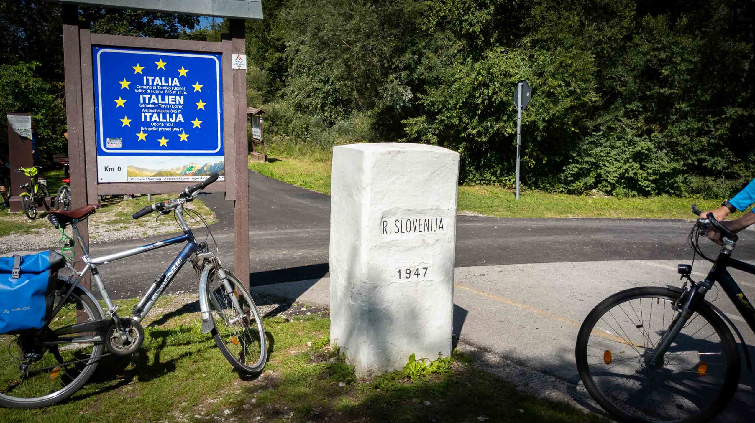 Von Slowenien geht es nach Italien