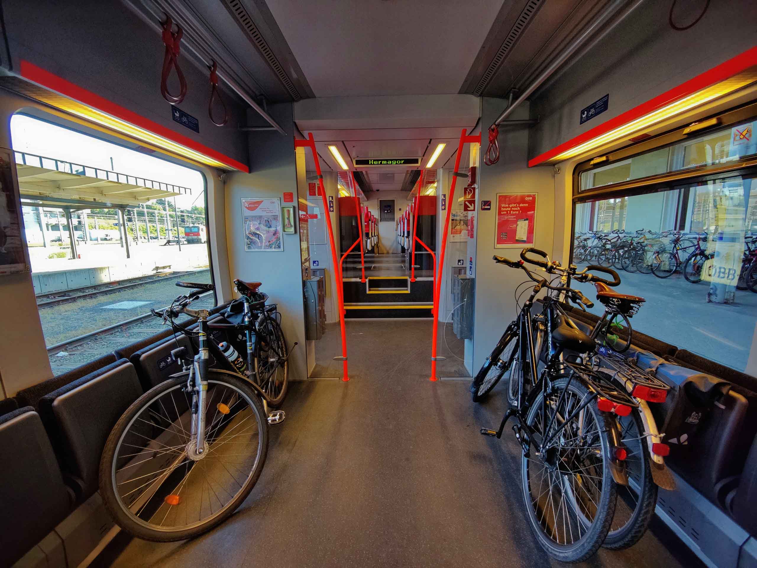 ÖBB - sehr fahrradfreundlich