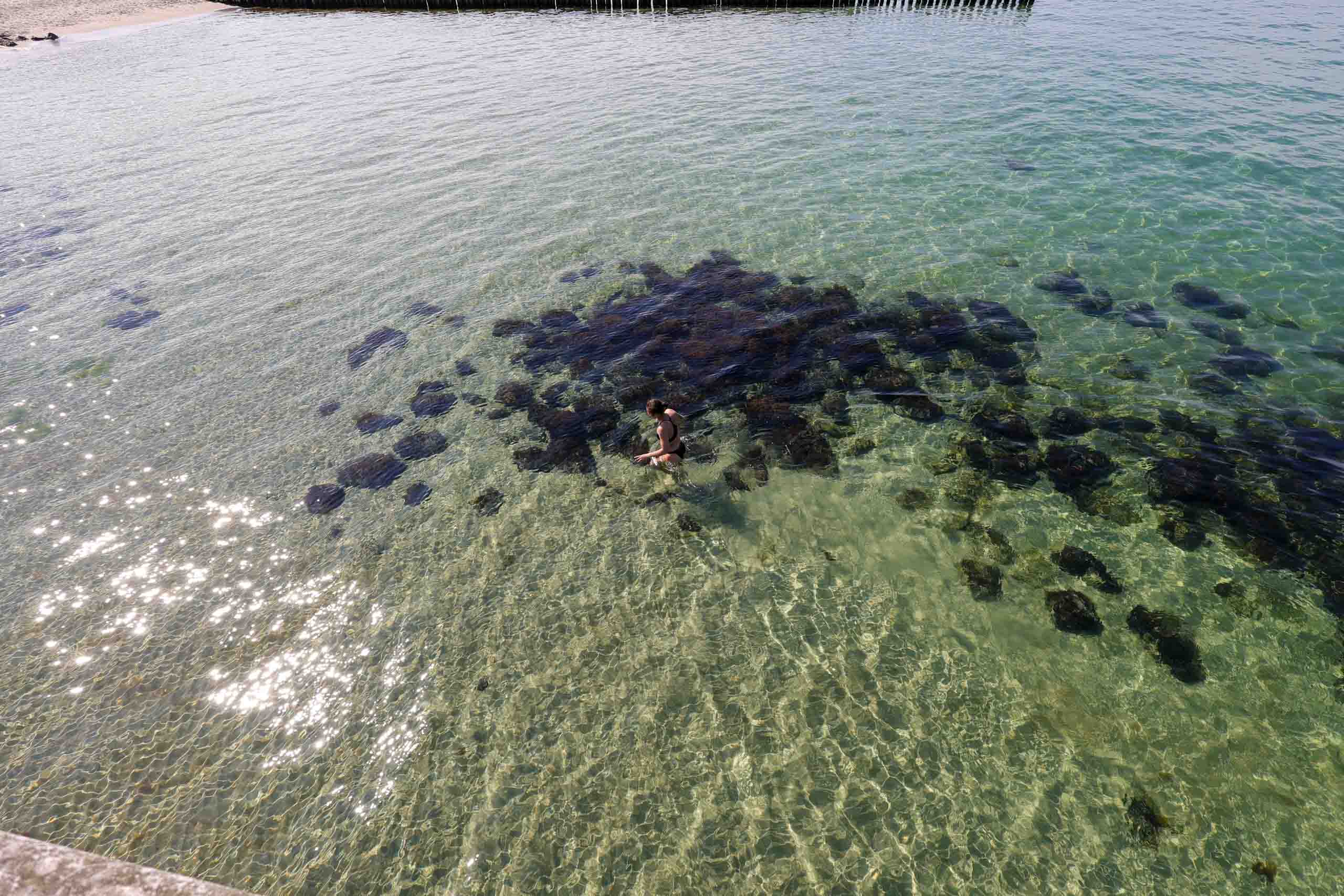 Das Wasser hat 10° C