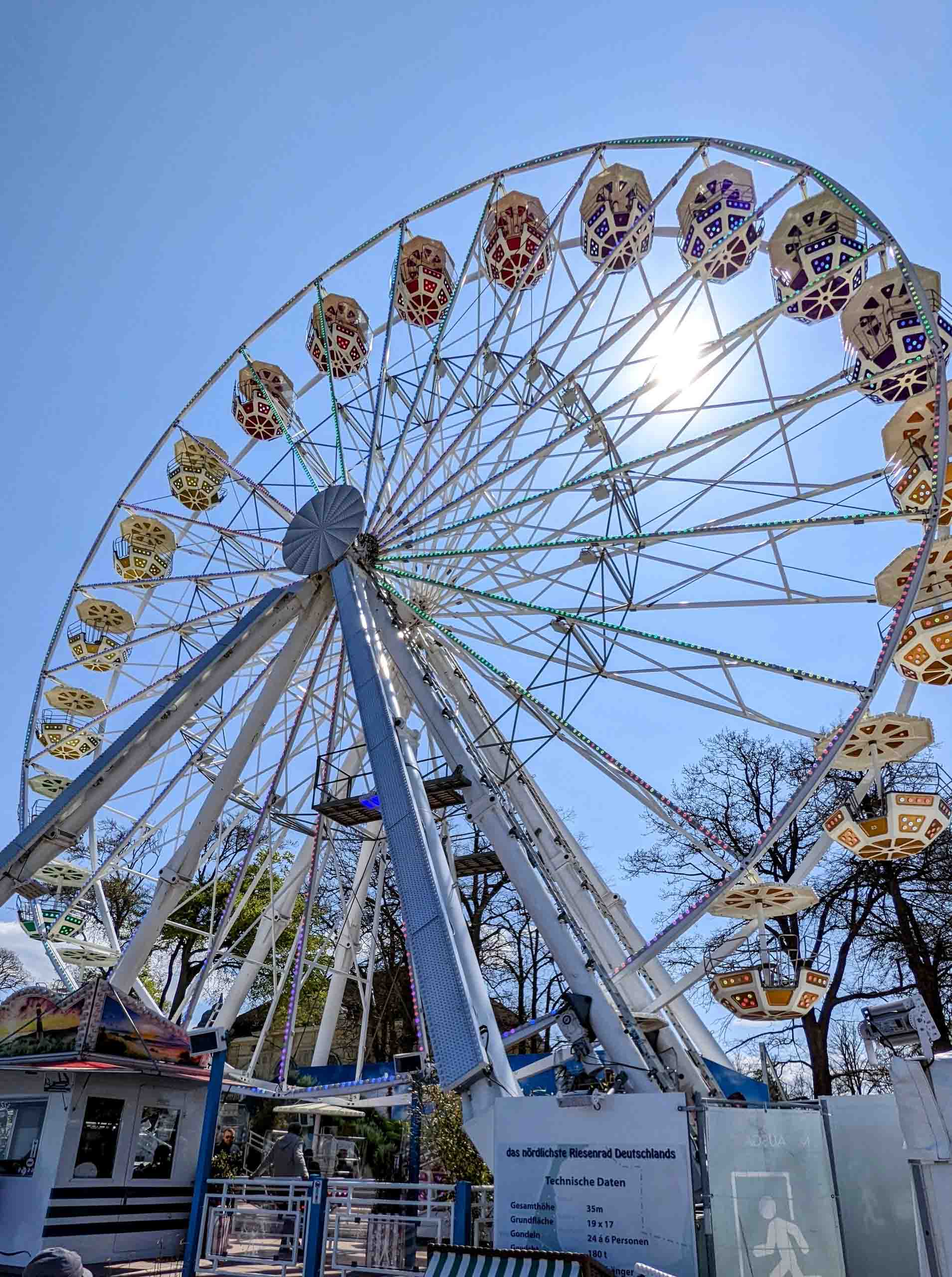 Das Riesenrad in Halle war 20 m höher