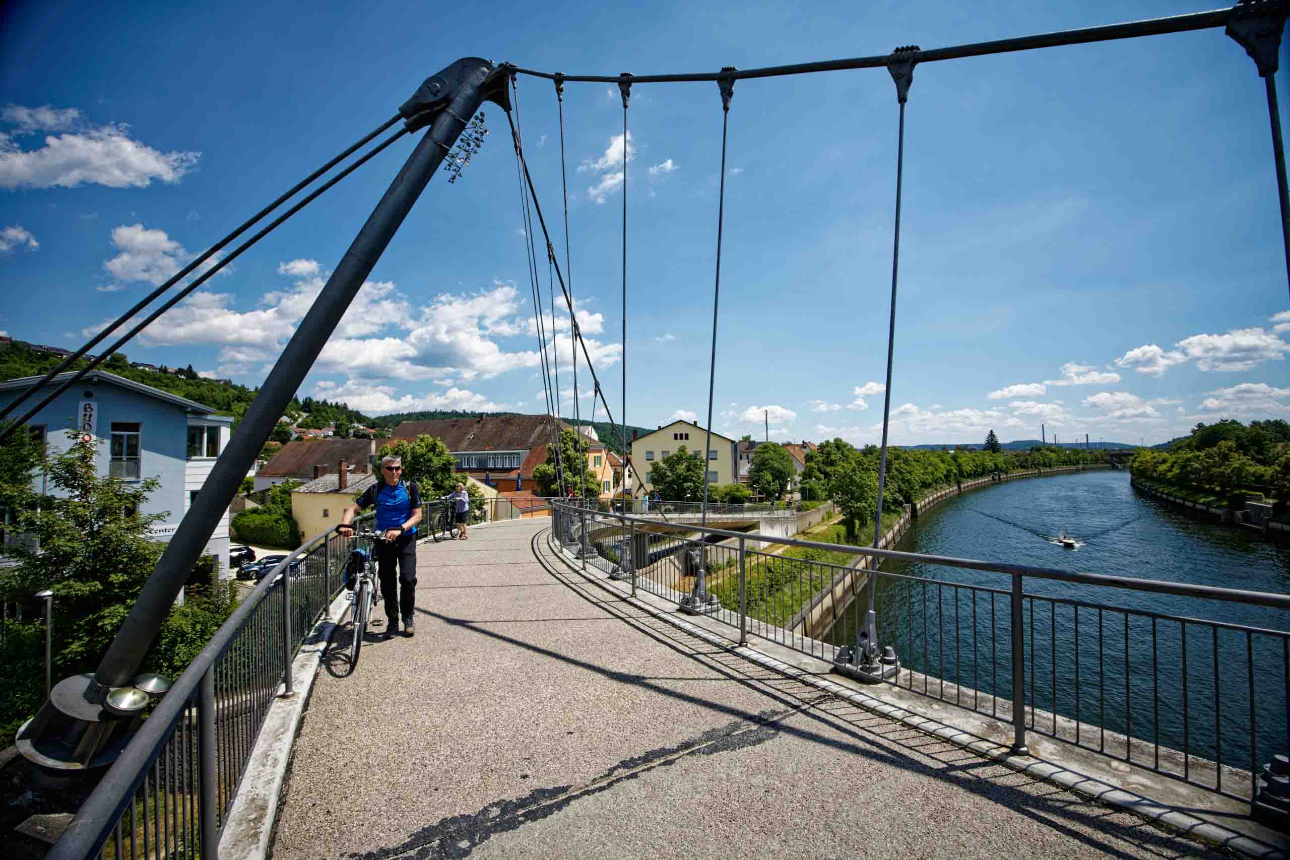 Kehlheim Europabrücke bei Donaukilometer 2412,72
