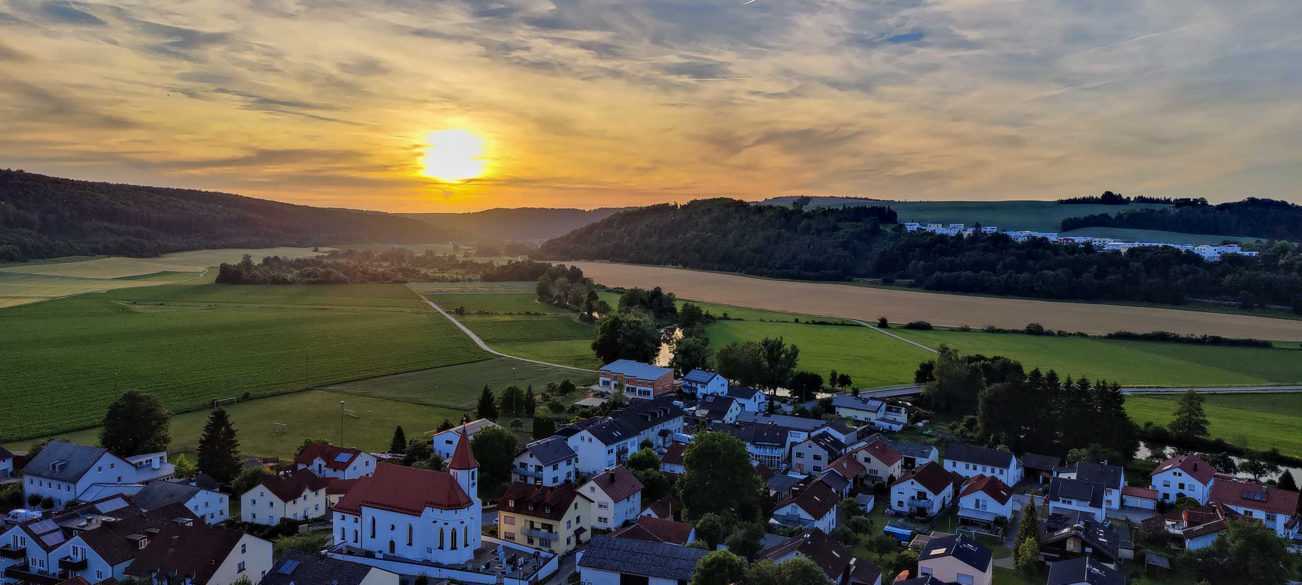 Abendliche Stimmung in Wasserzell
