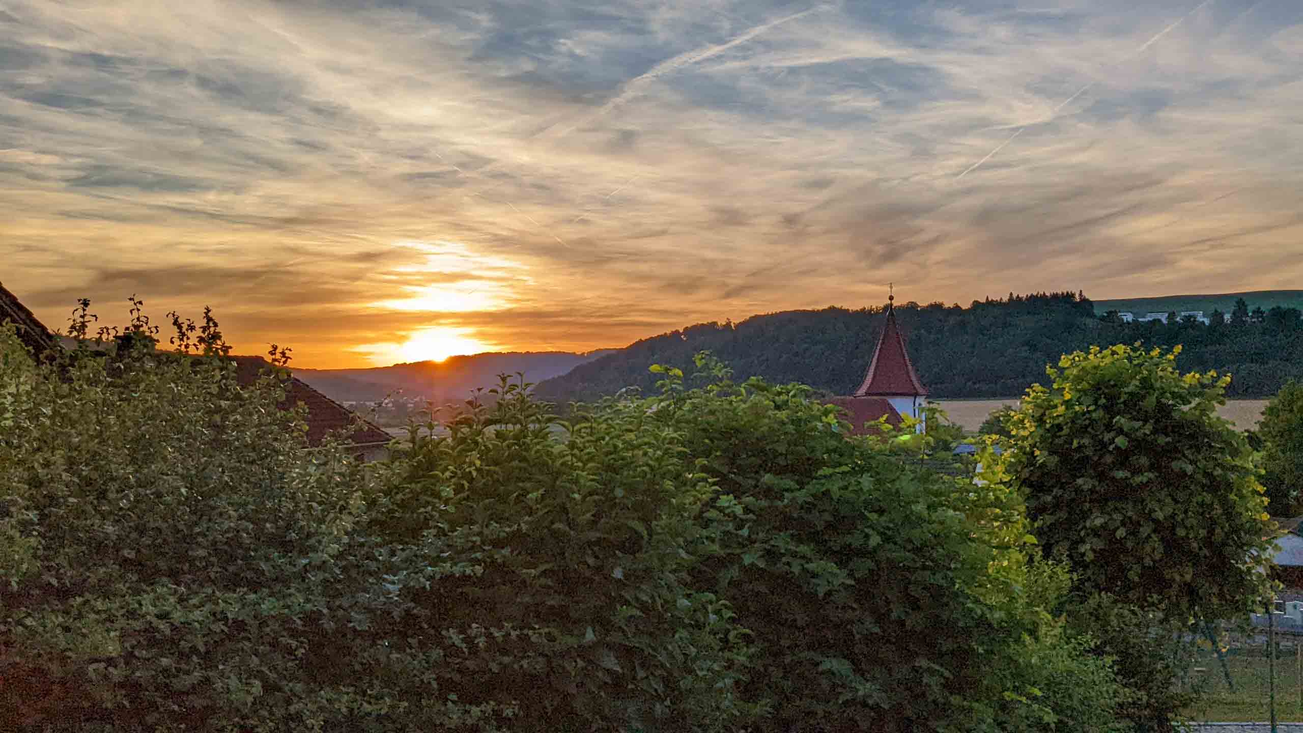 Abendliche Stimmung in Wasserzell