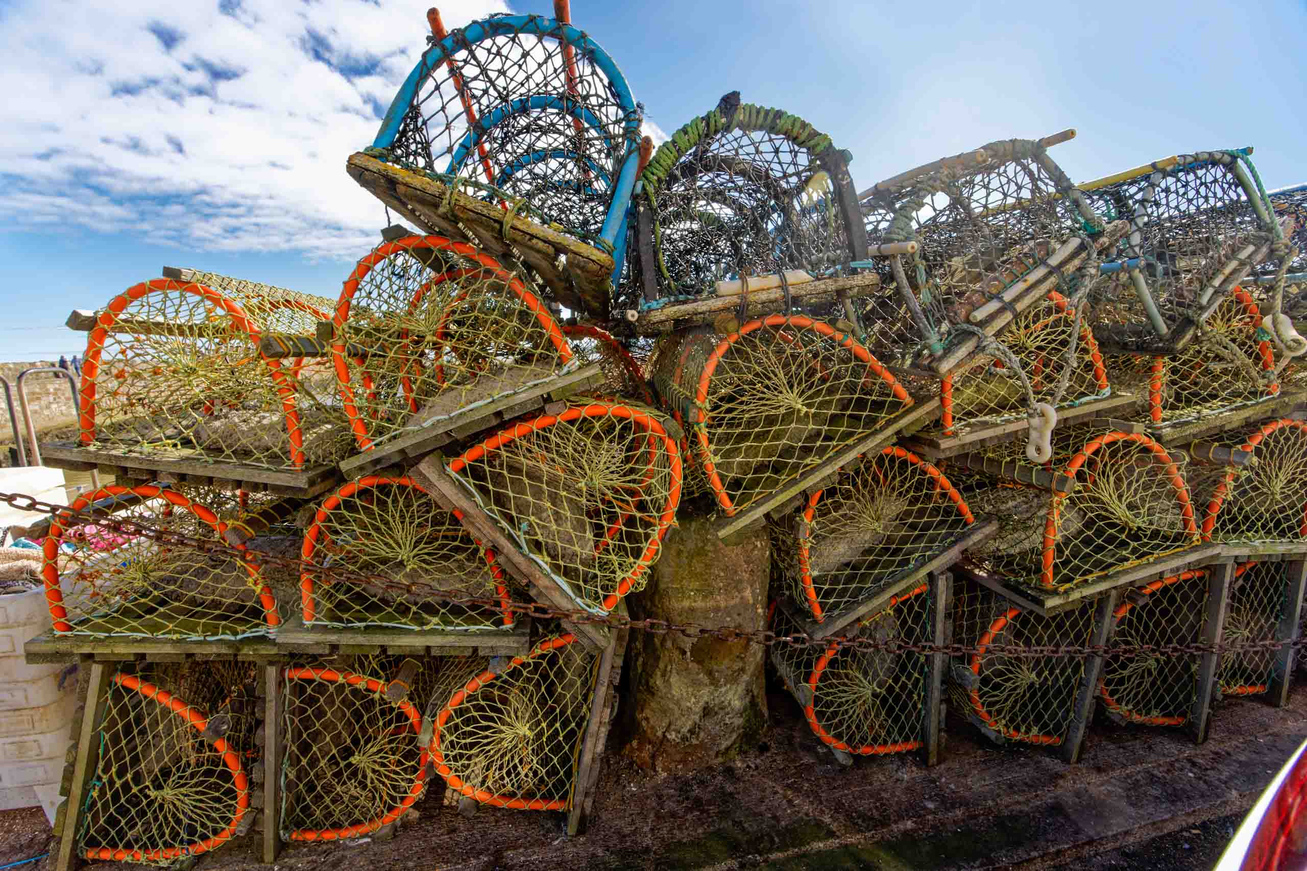 Fischerei und Krabbenfang als Einnahmequelle