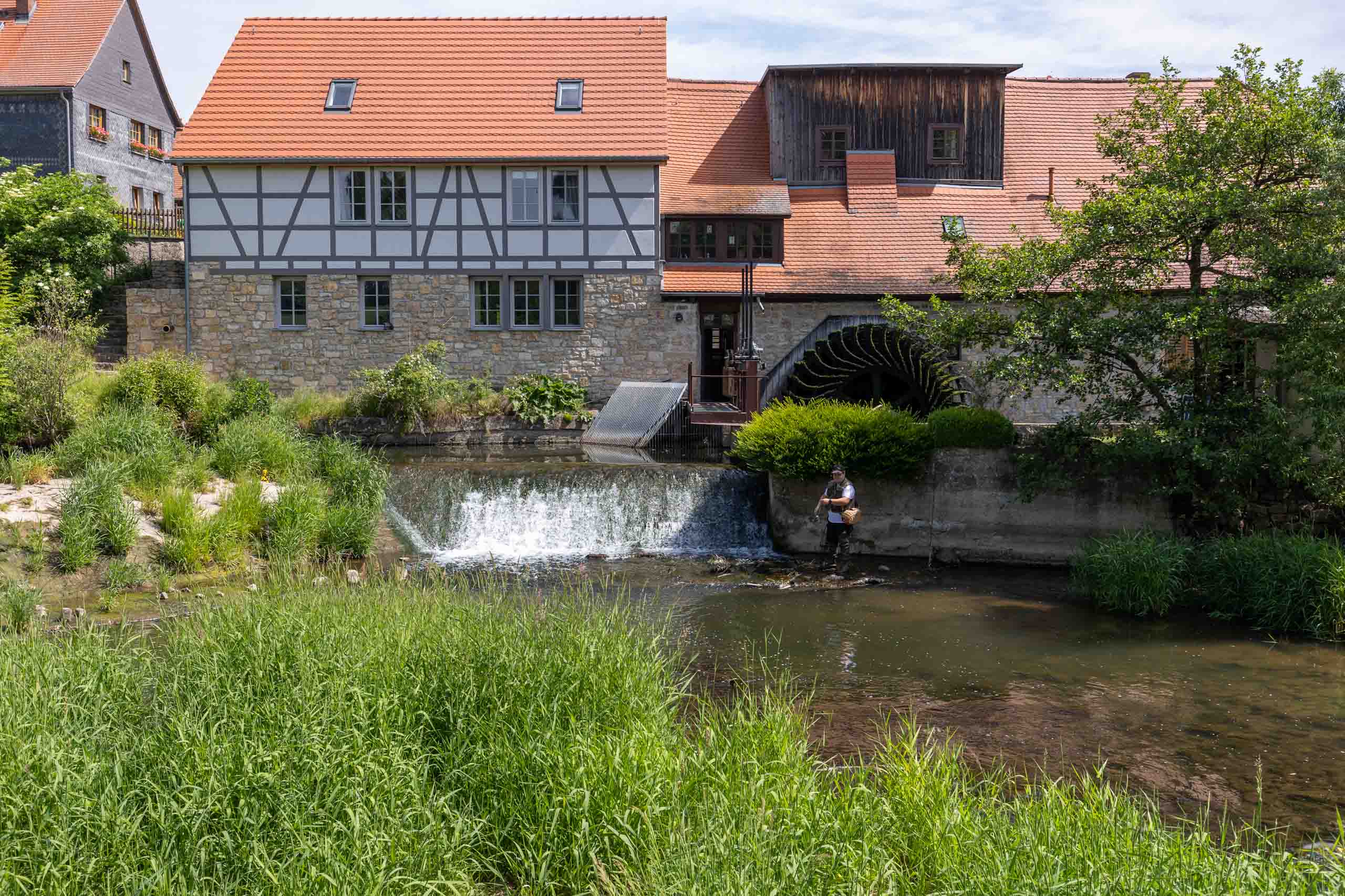 Offensichtlich auch ein Angelgewässer