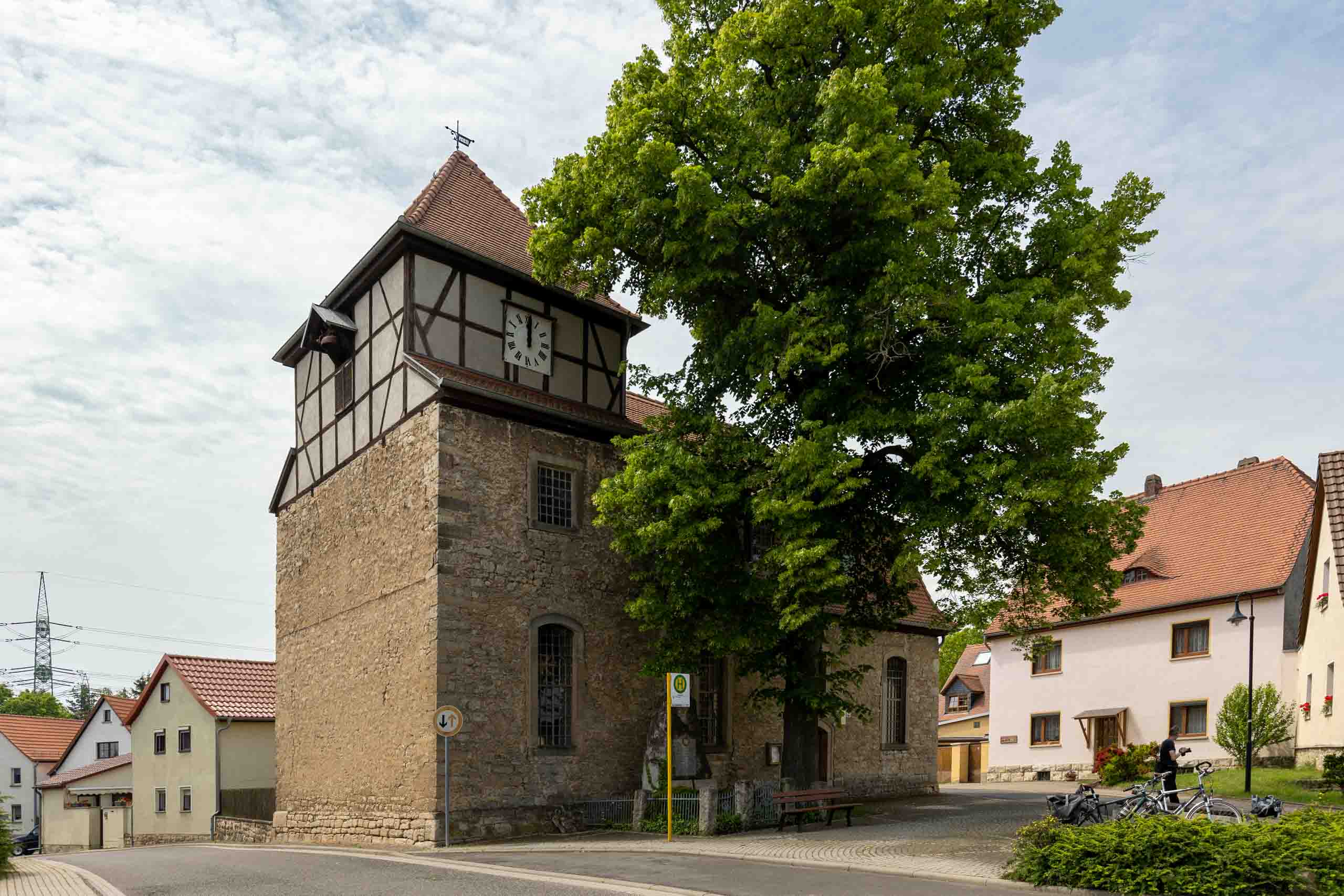 Ein Lieblingsmotiv Feiningers war diese Kirche.