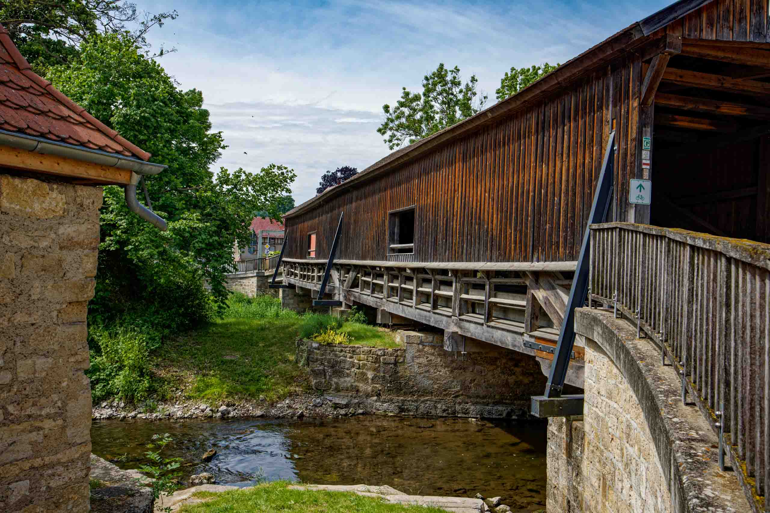 Die Hausbrücke wurde 1816-1818 errichtet