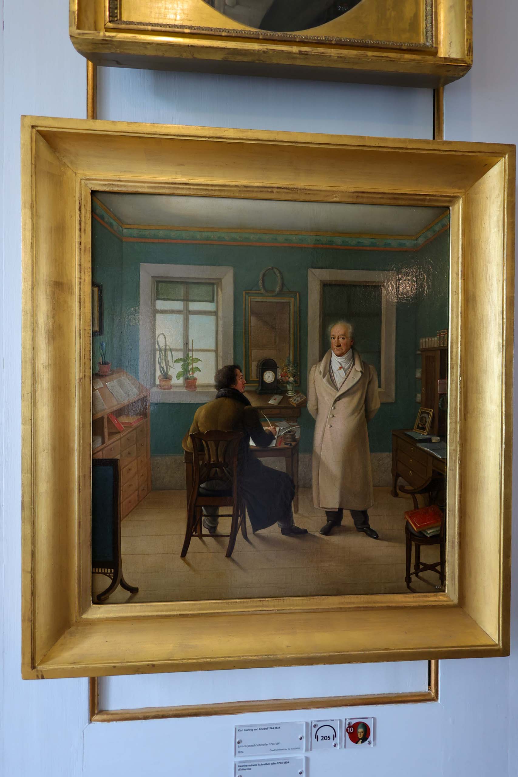 Goethe mi seinem Schreiber John