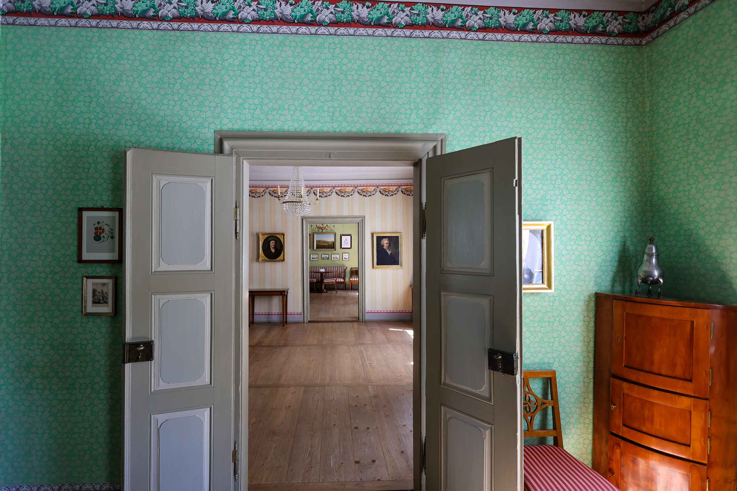 Das Obergeschoss in Schillers Wohnhaus