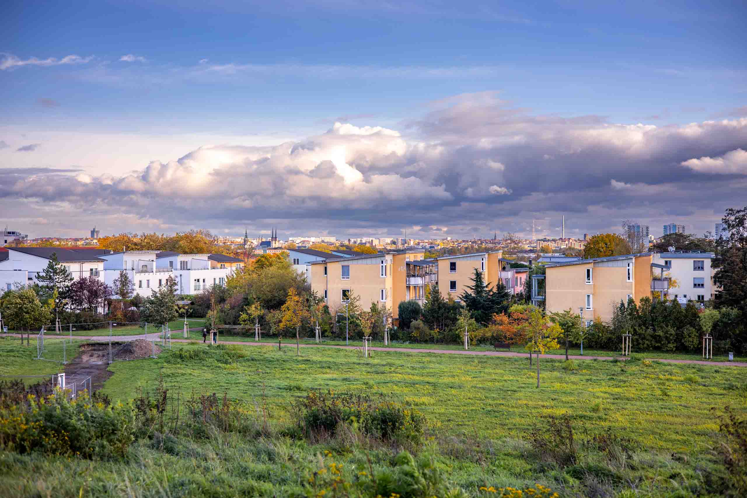 Blick gen Innenstadt