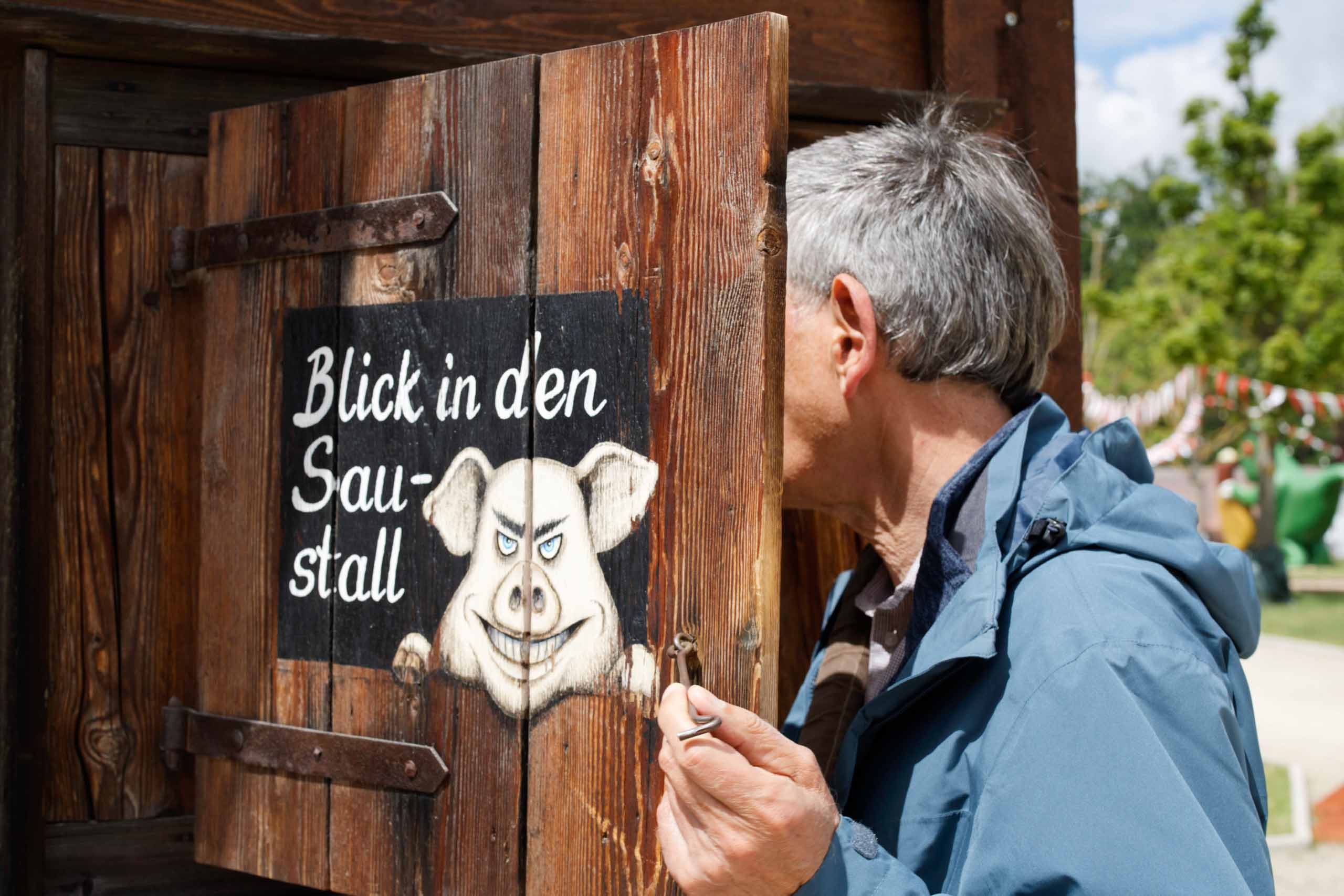 Blick in den Saustall
