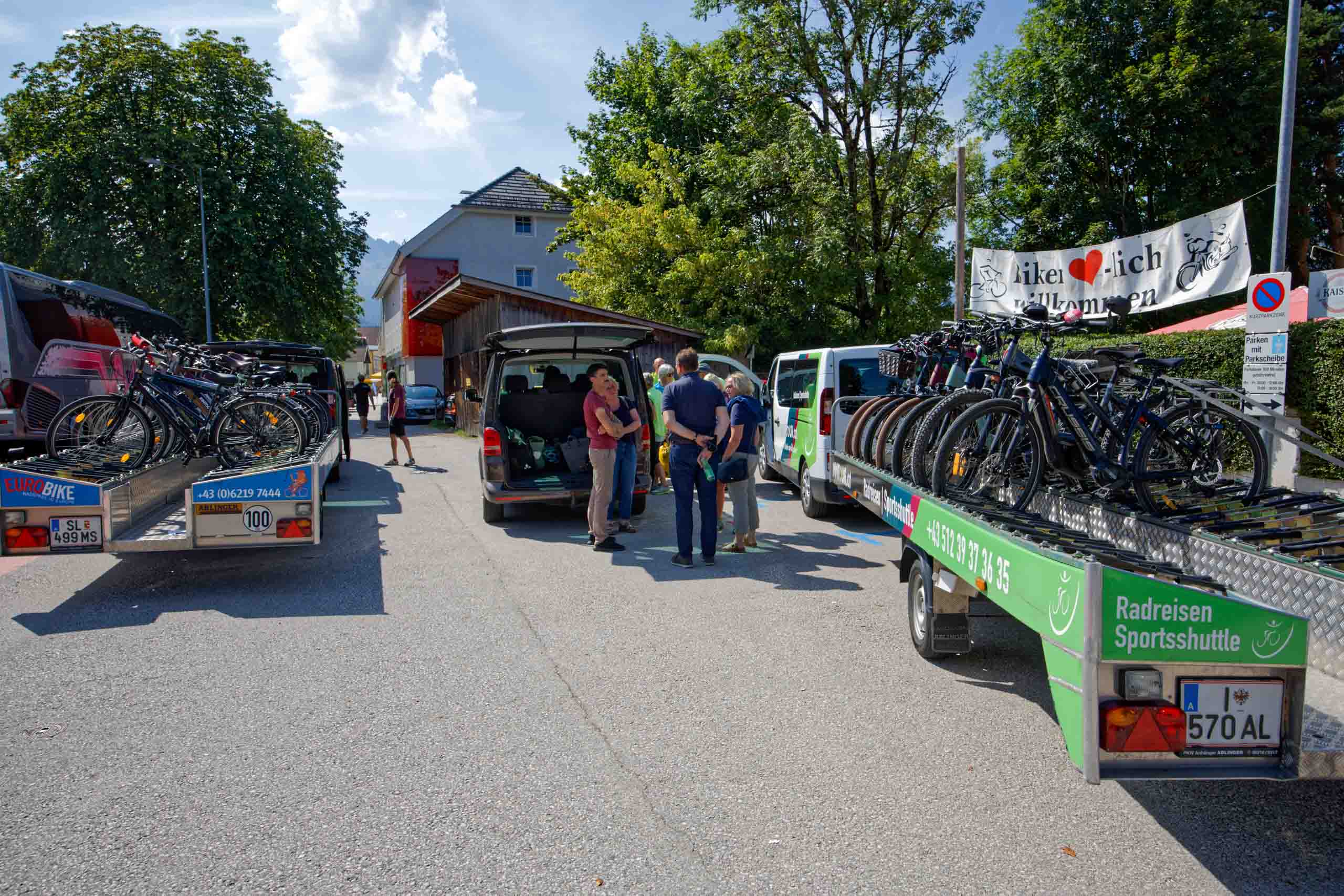 Gleich werden wir zum Fernpass gebracht