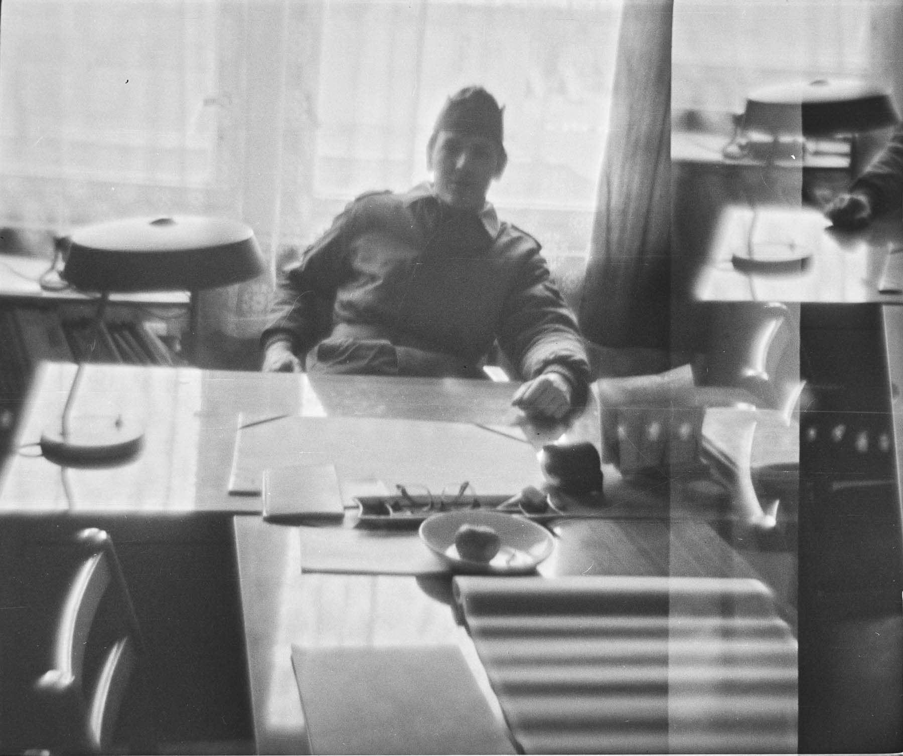 Schreiber in seiner Schreibstube